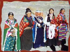 Elderly singers of the ancient shun ballads of western Tibet