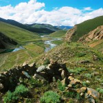 The remains of an Upper Tibetan pre-Buddhist citadel