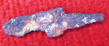 Fig. 13. Foliar iron arrowhead with long tapering tang. This implement is probably the product of a fully developed iron smelting culture.