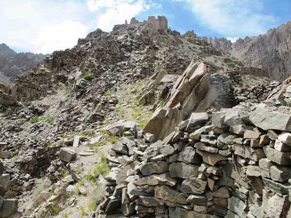  Fig. 2. A view of the ridgeline installation with its many buildings.