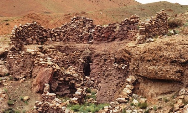 Fig. 5. The upper and middle levels of Tsaktik, western Changthang.