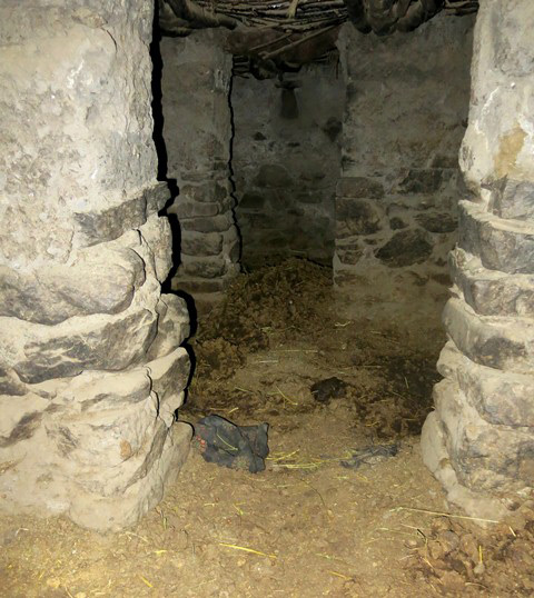 Fig. 26. Livestock stalls, Tenzin Tsultrim house.