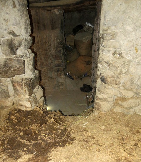 Fig. 27. Storage room on ground floor, Tenzin Tsultrim house.