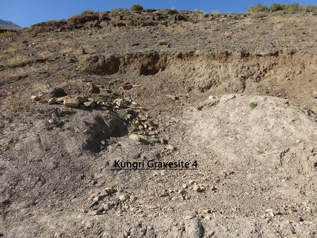 Fig. 25. Site of excavated tomb, Gungri. Photo courtesy of SRAHS.