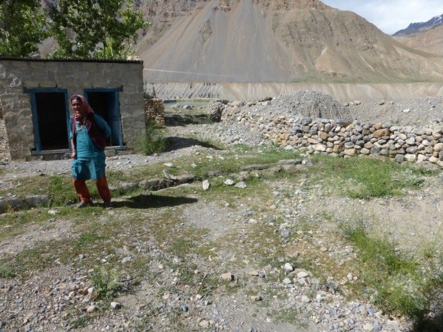 Fig. 57. The site of the tomb near the school latrine, Sumling. Apparently nothing remains of this burial structure today. Photo courtesy of SRAHS.