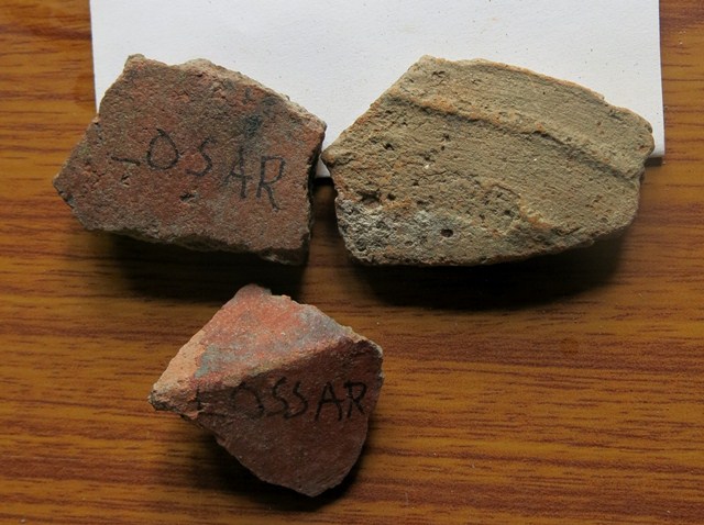 Fig. 61. Pottery sherds from Losar, the uppermost village of Spiti. The typological characteristics of these more recent ceramics are as yet unclassified.