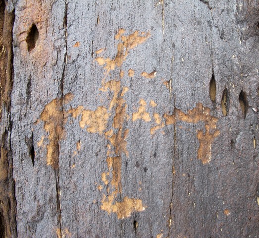 Fig. 33. Primitive swastika with each set of legs facing in same direction, western Tibet. Iron Age or Protohistoric period. 