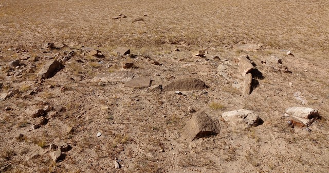 Fig. 22. Vestiges of a funerary structure FS2, West Complex.