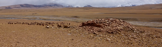 Fig. 45. The East Complex viewed from the northwest. Most of the temple-tomb is now in ruins.