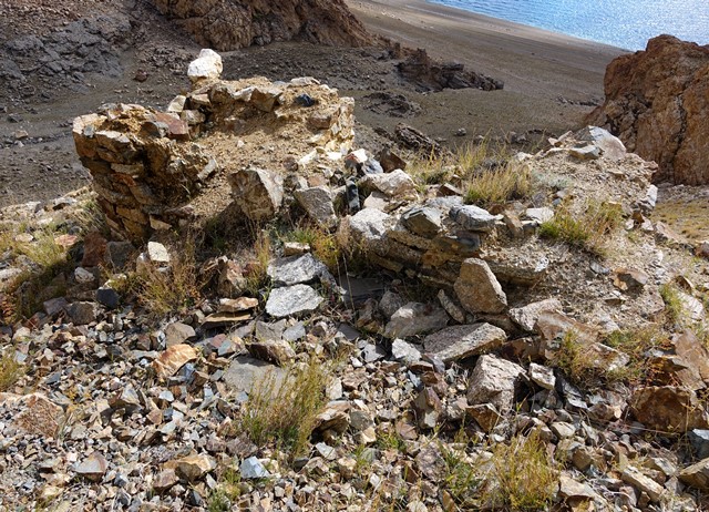 Fig. 47. The twin shrines seen from uphill.